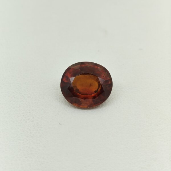 Natural Sri Lankan Hessonite Garnet honey brown oval gemstone HG-041