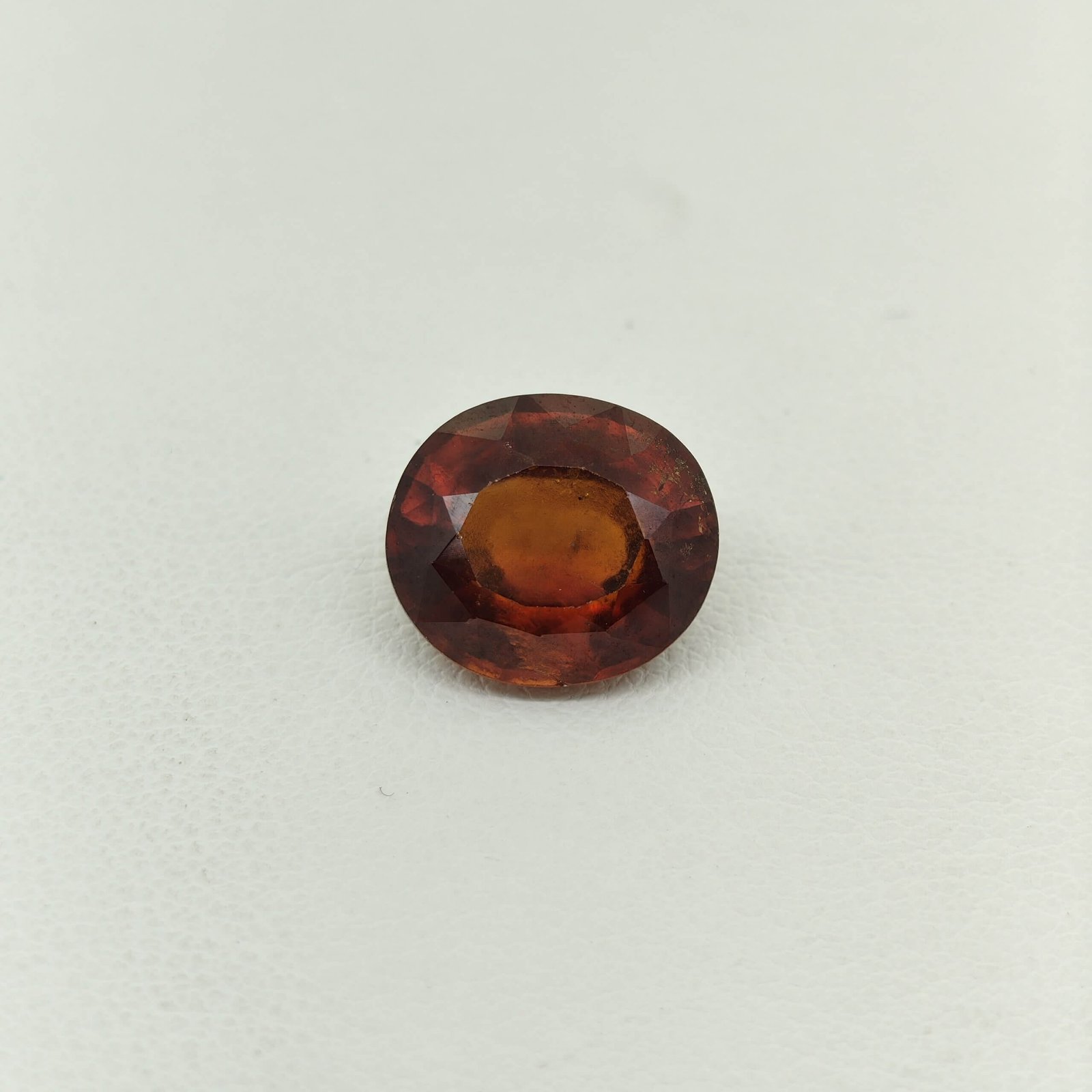 Natural Sri Lankan Hessonite Garnet honey brown oval gemstone HG-041