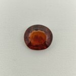 Natural Sri Lankan Hessonite Garnet honey brown oval gemstone HG-042