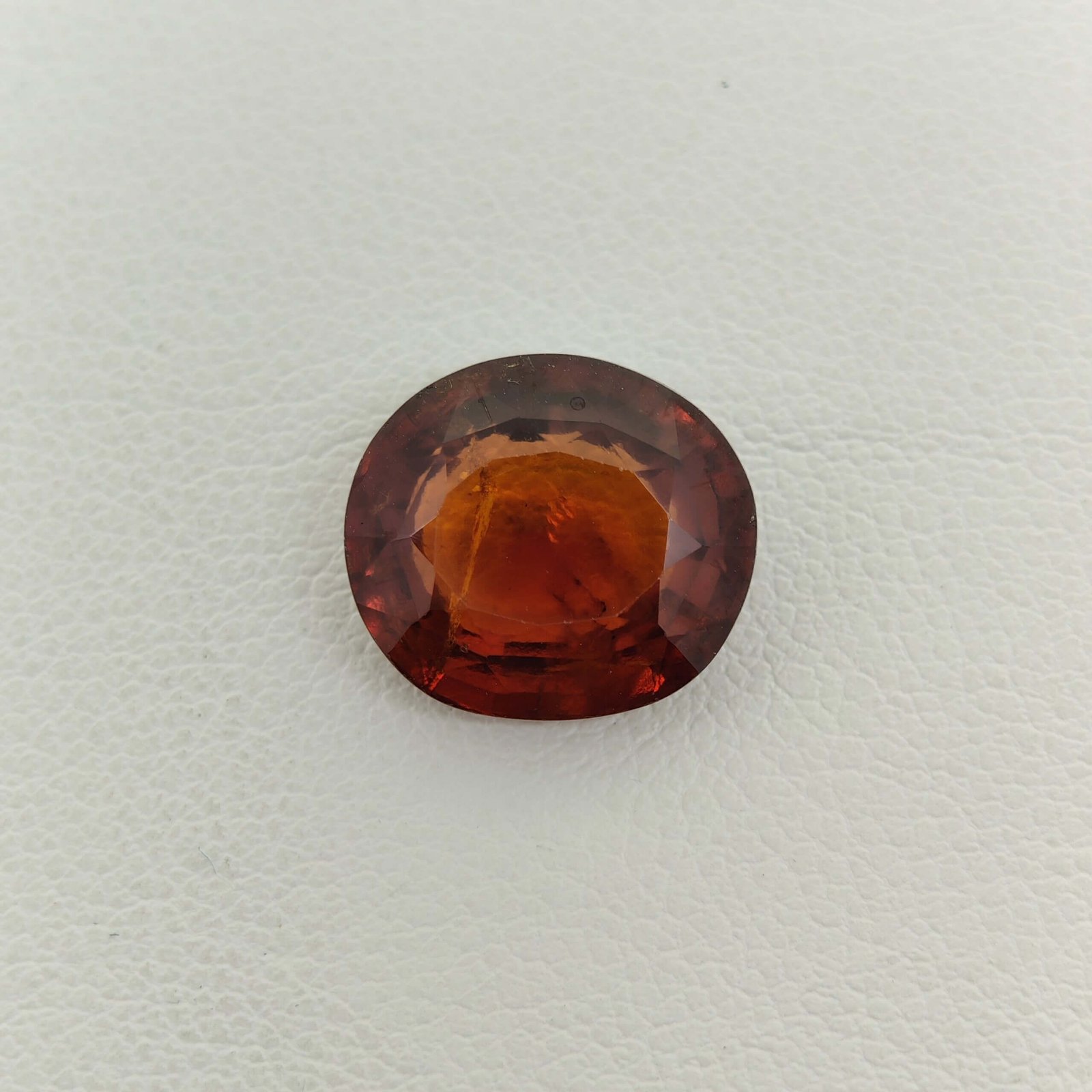 Natural Sri Lankan Hessonite Garnet honey brown oval gemstone HG-042