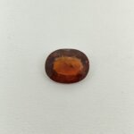 Natural Sri Lankan Hessonite Garnet honey brown oval gemstone HG-043