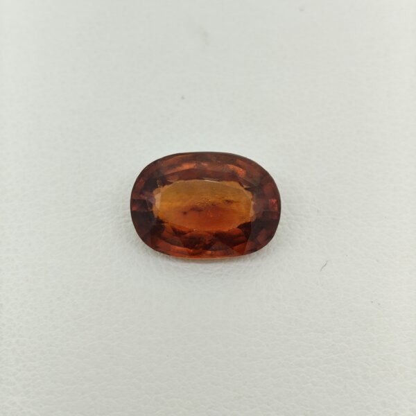 Natural Sri Lankan Hessonite Garnet honey brown oval gemstone HG-044