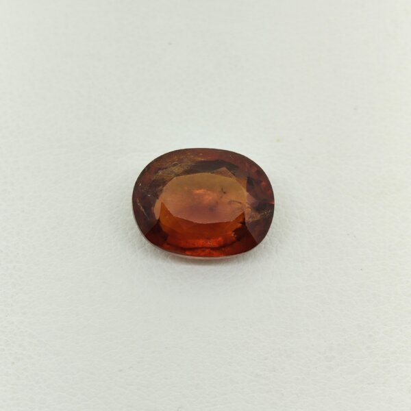 Natural Sri Lankan Hessonite Garnet honey brown oval gemstone HG-045