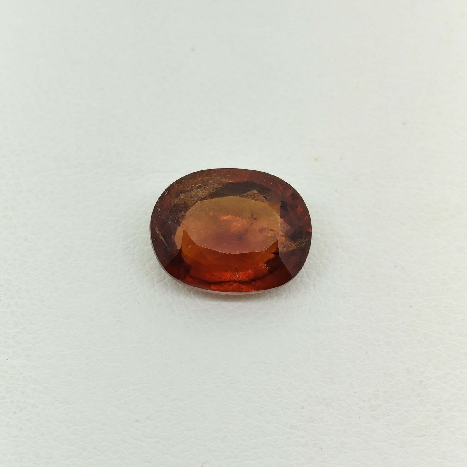 Natural Sri Lankan Hessonite Garnet honey brown oval gemstone HG-045