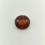 Natural Sri Lankan Hessonite Garnet honey brown oval gemstone HG-046