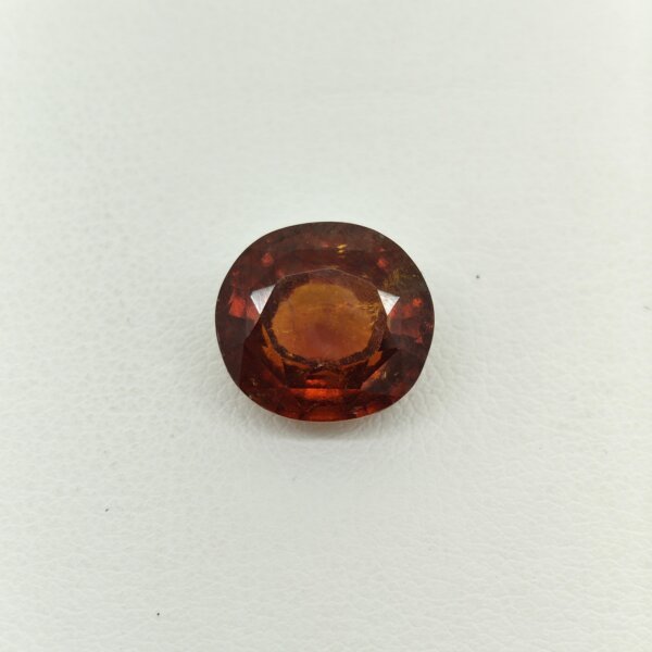 Natural Sri Lankan Hessonite Garnet honey brown oval gemstone HG-046