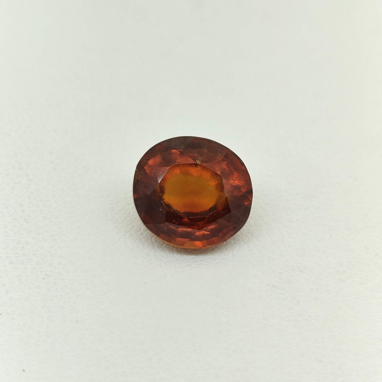 Natural Sri Lankan Hessonite Garnet honey brown oval gemstone HG-047