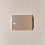 Natural Australian Opal Gemstone white rectangle stone AOP-002 from Australia