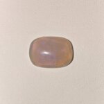 Natural Australian Opal Gemstone white oval stone AOP-005 from Australia