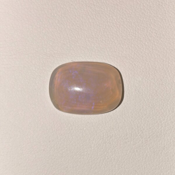 Natural Australian Opal Gemstone white oval stone AOP-005 from Australia