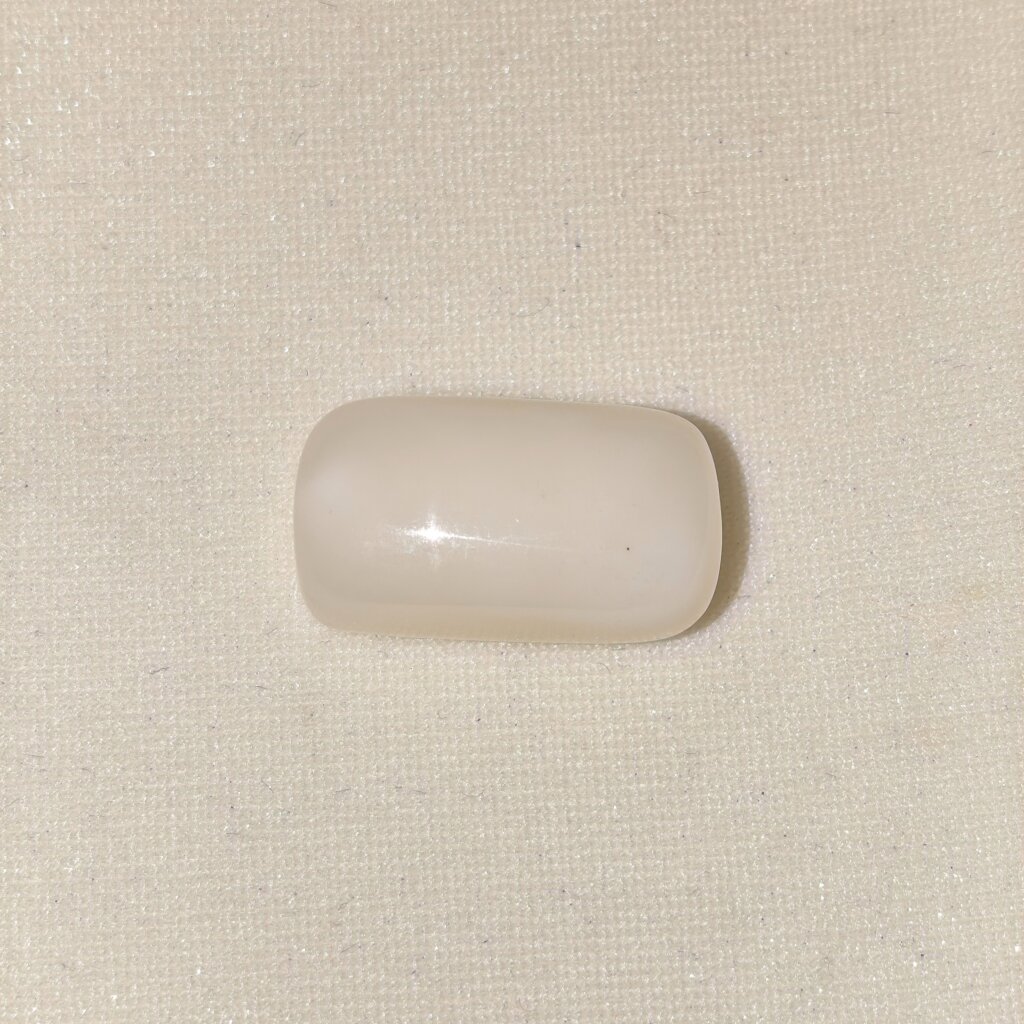 Natural White Coral Gemstone 23.55 Carat Oval Cabochon Lab Certified in South Extension Delhi