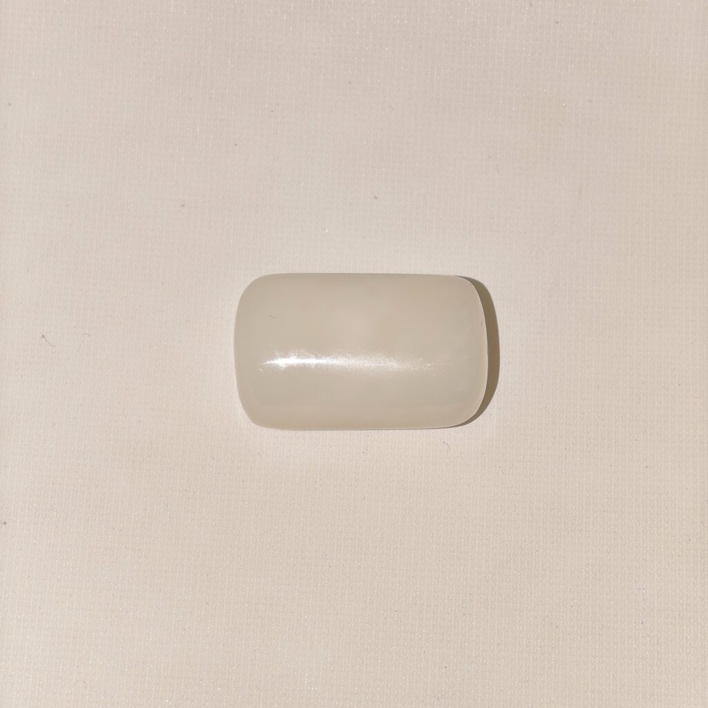 Natural White Coral Gemstone 19.70 Carat Oval Cabochon Lab Certified in South Extension Delhi