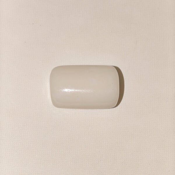 Natural 19.80 Carat White Coral Gemstone Oval Cabochon from Australia, 100% Natural and Lab Certified by Shraddha Shree Gems