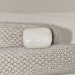 Natural White Coral 23.05 Carat Oval Cabochon Certified Gemstone - Image 2