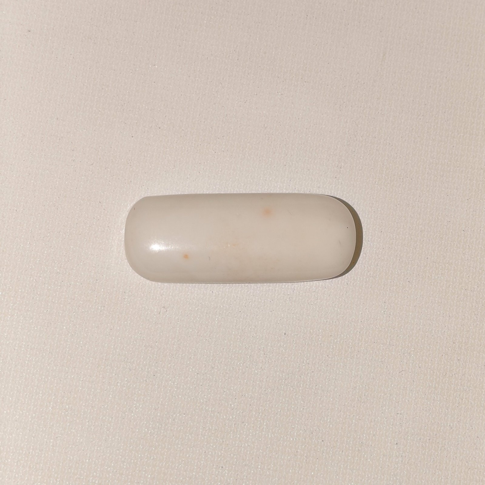 Natural White Coral Safed Moonga 7.85 Carat Oval Cabochon 100% Natural Lab Certified Gemstone from Shraddha Shree Gems India
