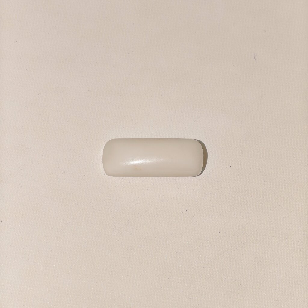 Natural White Coral Safed Moonga 7.15 Carat Oval Cabochon 100% Natural Lab Certified Gemstone from Shraddha Shree Gems India