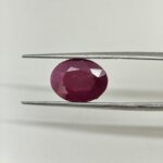 Natural African Ruby 6.25 Carat Oval Cut Lab Certified Manik Gemstone | African Origin - Image 3