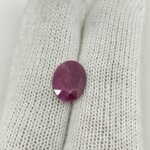 Natural African Ruby 6.25 Carat Oval Cut Lab Certified Manik Gemstone | African Origin - Image 2