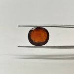 African Hessonite Garnet – Premium Oval Cut Gomed Gemstone - Image 3