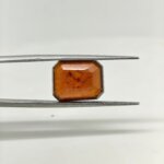 Natural African Hessonite Garnet – Premium Radiant Cut Gomed Stone - Image 4