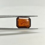 Natural African Hessonite Garnet – Premium Radiant Cut Gomed Stone - Image 3