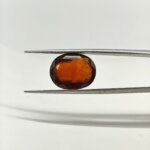 Natural African Hessonite Garnet – Premium Oval Cut Gomed Stone - Image 3