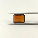 Natural African Hessonite Garnet – Premium Radiant Cut Gomed Gemstone - Image 3
