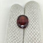 Natural African Hessonite Garnet – Premium Oval Cut Gomed Stone - Image 2
