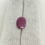 Certified African Ruby 7.60 Carat Oval Cut Lab Certified Ruby Gemstone | Premium Manik Stone - Image 2