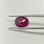 Natural African Ruby 6.95 Carat Oval Cut Lab Certified Manik | Premium Ruby Gemstone - Image 4