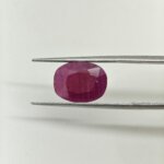 Natural African Ruby 6.95 Carat Oval Cut Lab Certified Manik | Premium Ruby Gemstone - Image 5