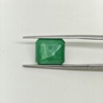 Natural Zambian Emerald (Panna) 6.15 Carat Radiant Cut Lab Certified Gemstone - Image 4