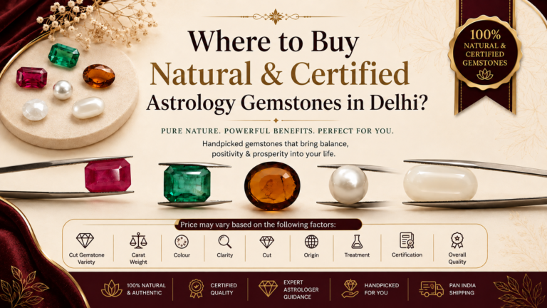 Where to Buy Natural & Certified Astrology Gemstones in Delhi
