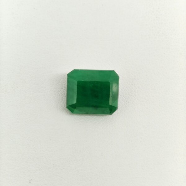 Natural Zambian Emerald Panna 9.15 Carat Radiant Cut Lab Certified Gemstone | Shraddha Shree Gems Delhi
