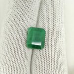 Natural Zambian Emerald (Panna) 9.15 Carat Radiant Cut Lab Certified Gemstone - Image 2