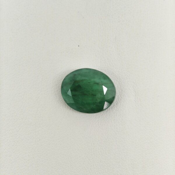Natural Zambian Emerald Panna 7.50 Carat Oval Cut