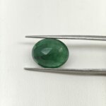Natural Zambian Emerald Panna 7.50 Carat Oval Cut Lab Certified Gemstone - Image 4