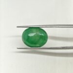 Natural Zambian Emerald Panna 5.90 Carat Oval Cut Lab Certified Gemstone - Image 3
