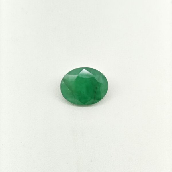 Natural Zambian Emerald Panna 7.60 Carat Oval Cut
