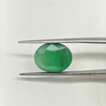 Natural Zambian Emerald Panna 7.60 Carat Oval Cut Lab Certified Gemstone - Image 3