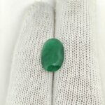 Natural Zambian Emerald Panna 7.30 Carat Oval Cut Lab Certified Gemstone - Image 2