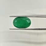 Natural Zambian Emerald Panna 7.30 Carat Oval Cut Lab Certified Gemstone - Image 3