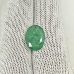 Natural Zambian Emerald Panna 7.40 Carat Oval Cut Lab Certified Gemstone - Image 2