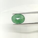 Natural Zambian Emerald Panna 7.40 Carat Oval Cut Lab Certified Gemstone - Image 4