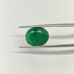 Natural Zambian Emerald Panna 8.25 Carat Oval Cut Lab Certified Gemstone - Image 3