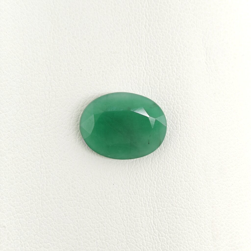 Natural Zambian Emerald Panna 4.45 Carat Oval Cut Lab Certified Gemstone