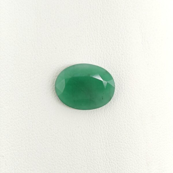 Natural Zambian Emerald Panna 4.45 Carat Oval Cut Lab Certified Gemstone