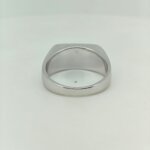 Royal Blue Natural Lapis Lazuli Sterling Silver Ring for Men - Image 4