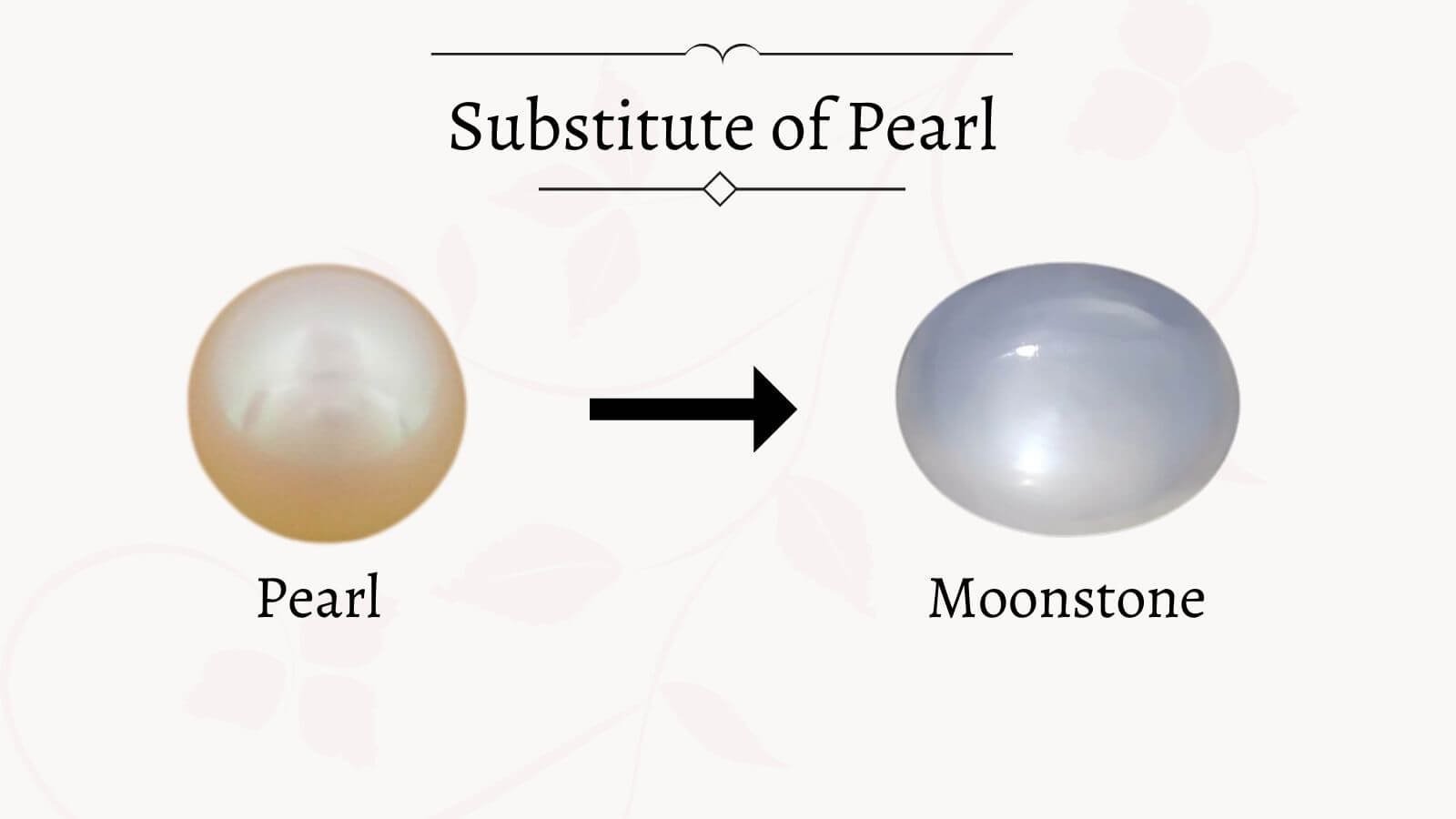 substitute of pearl