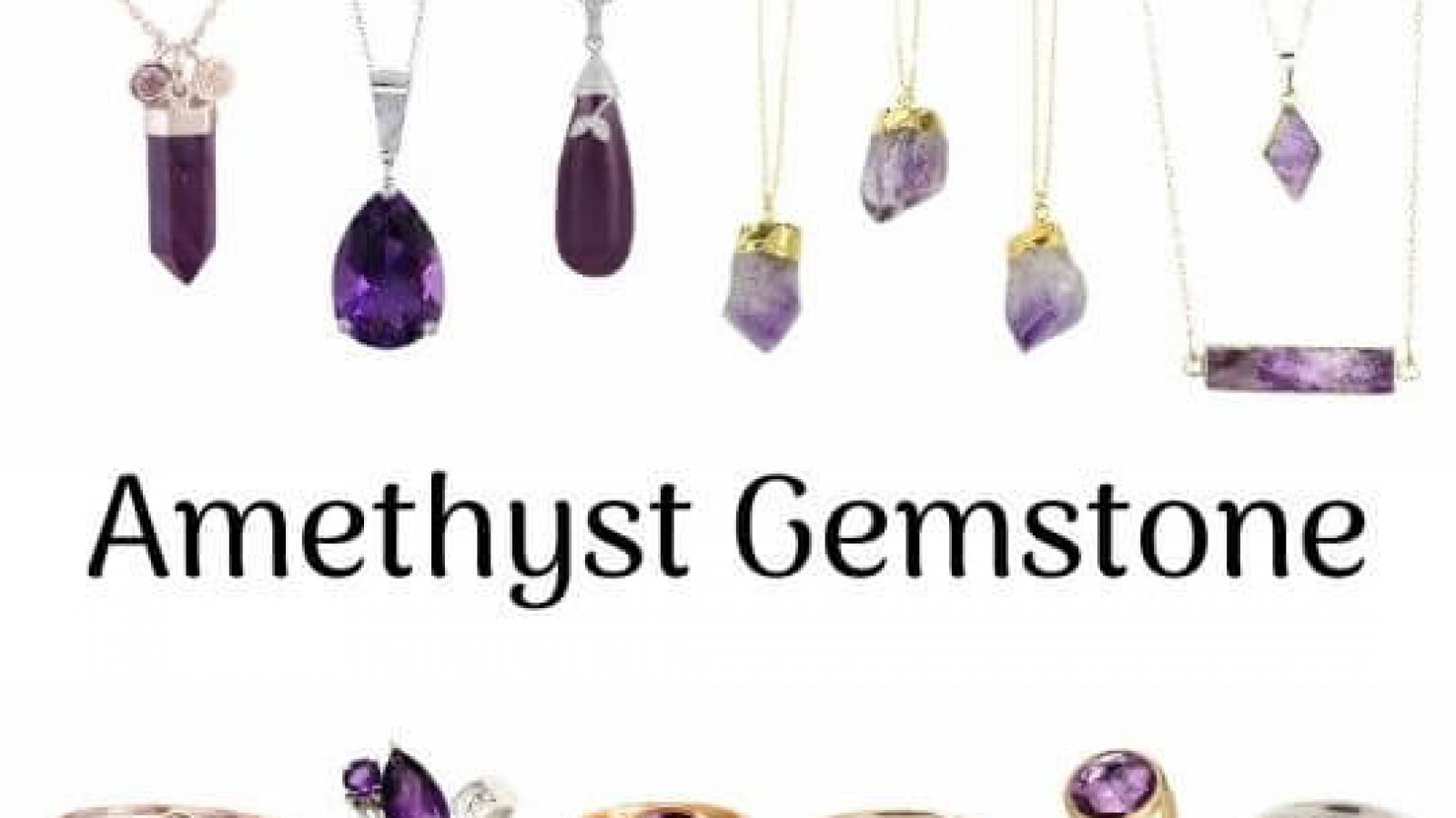 Amethyst gemstone: (Symbol of Strenght) Februrary Birthstone